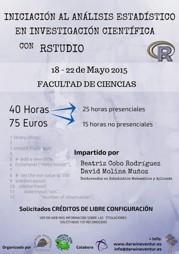 Iniciación al Análisis Estadístico en Investigación Científica con Rstudio