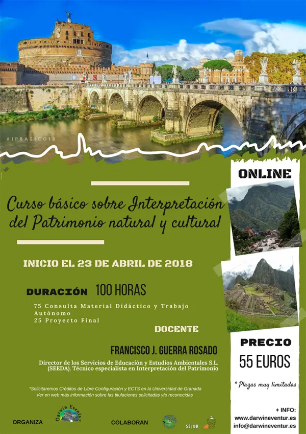  Curso Básico sobre Interpretación del Patrimonio Natural y Cultural. ONLINE 