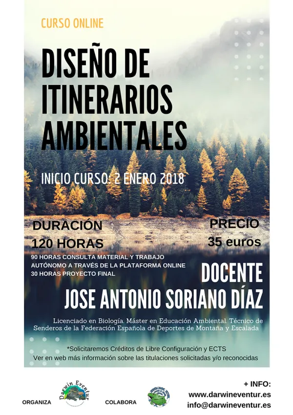 Curso Online Diseño de Itinerarios Ambientales