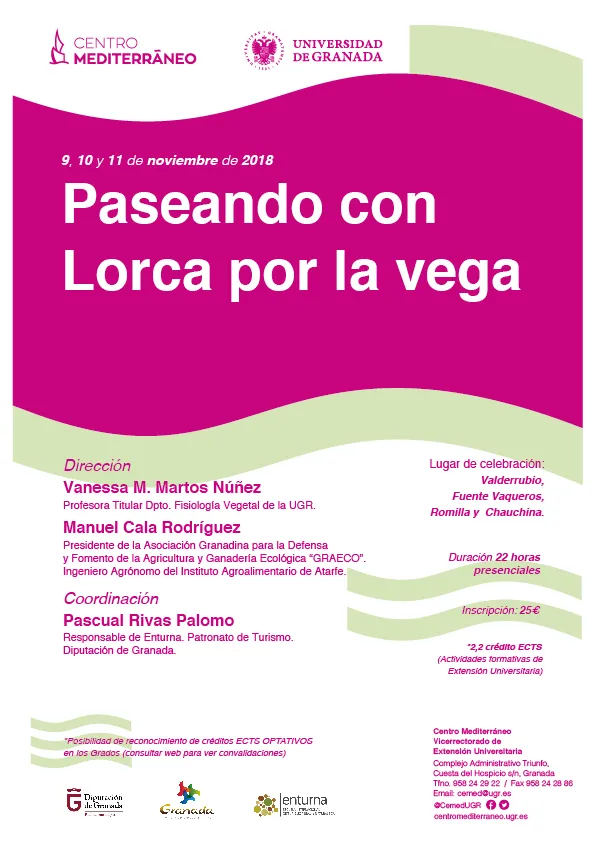 Curso: Paseando con Lorca por la Vega