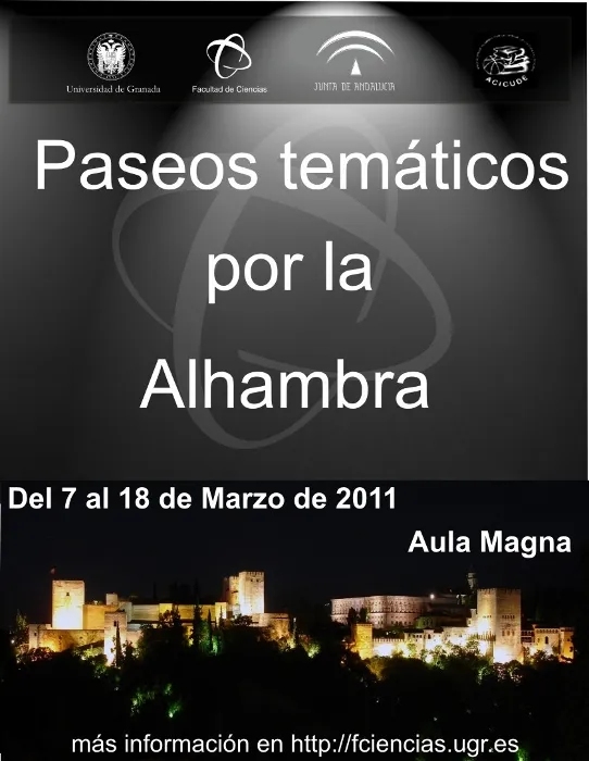 Curso: "Paseos Temáticos por la Alhambra"