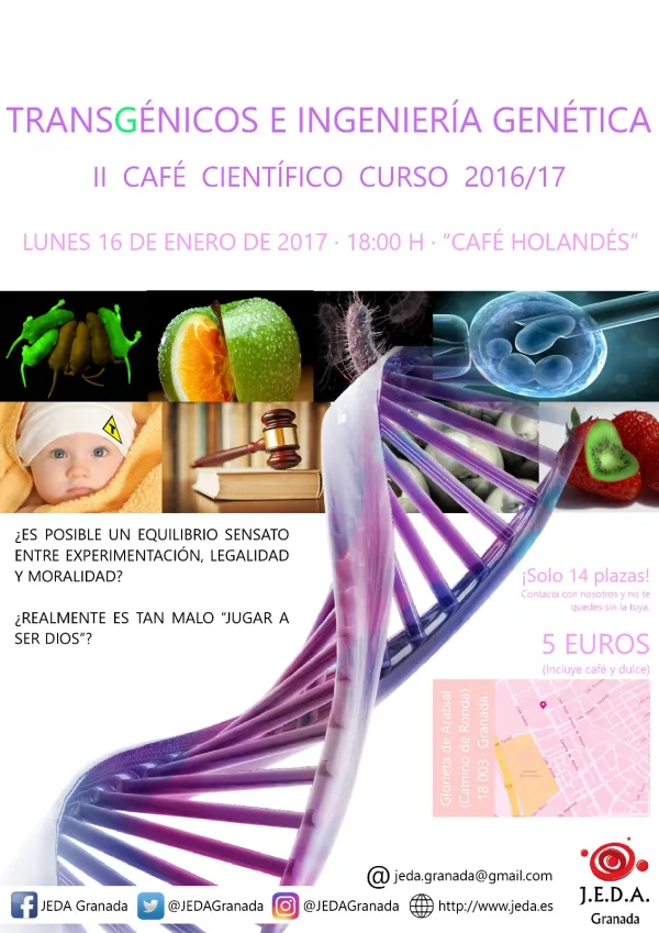 Café con JEDA: Transgénicos e Ingeniería Genética