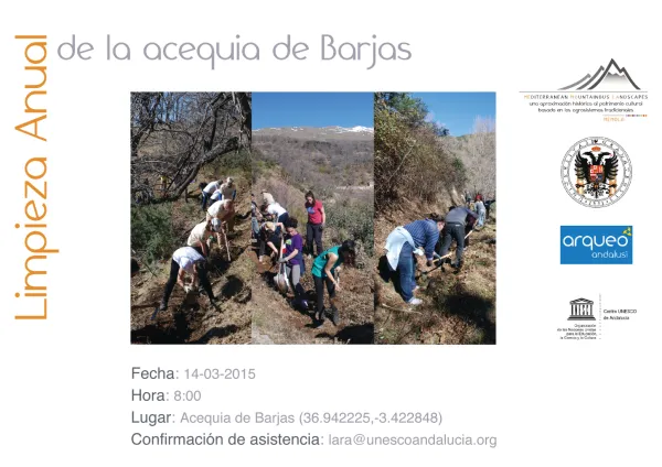 Limpieza de la Acequia de Barjas