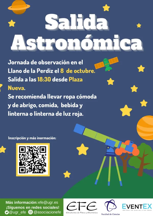 Salida astronómica para ver las estrellas 