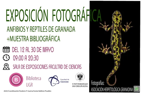 Exposición fotográfica: Anfibios y Reptiles de Granada.