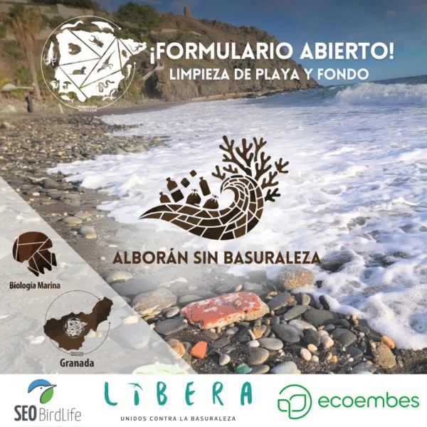 Limpiezas de playa y fondo de: Alborán sin Basuraleza 