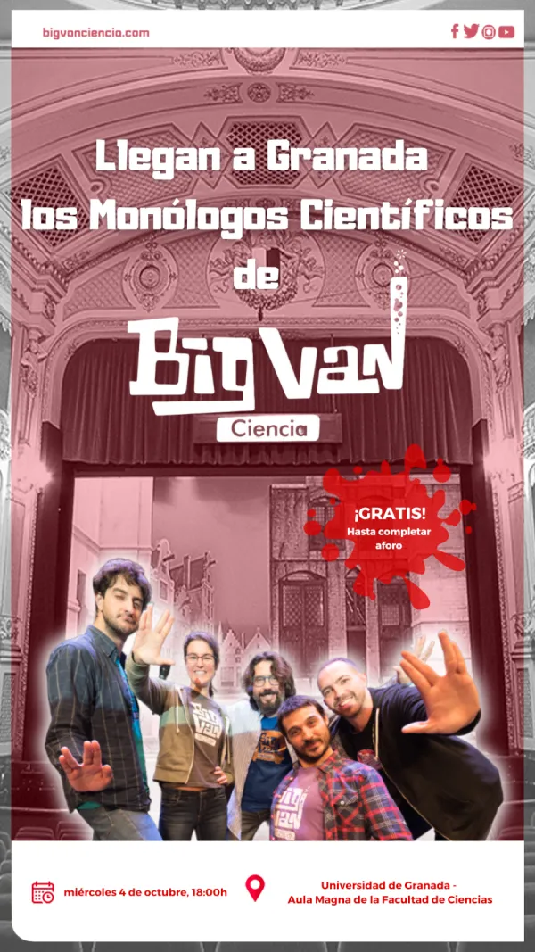  Monólogos Científicos de Big Van Ciencia en la Facultad de Ciencias