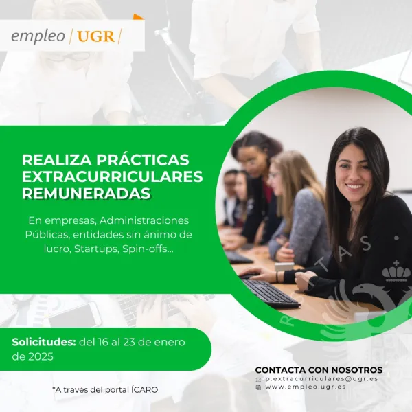 Plazo abierto para la solicitud de Prácticas Extracurriculares Remuneradas