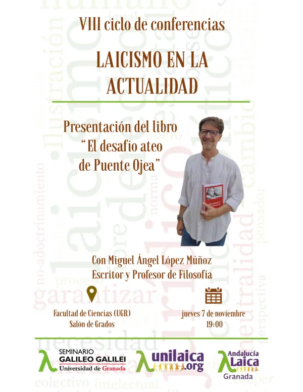 Presentación del libro "El desafío ateo de Puente Ojea"