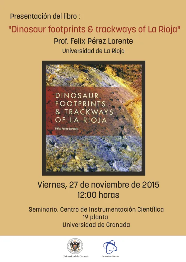 Presentación del libro: Dinosaur footprints & trackways of La Rioja 