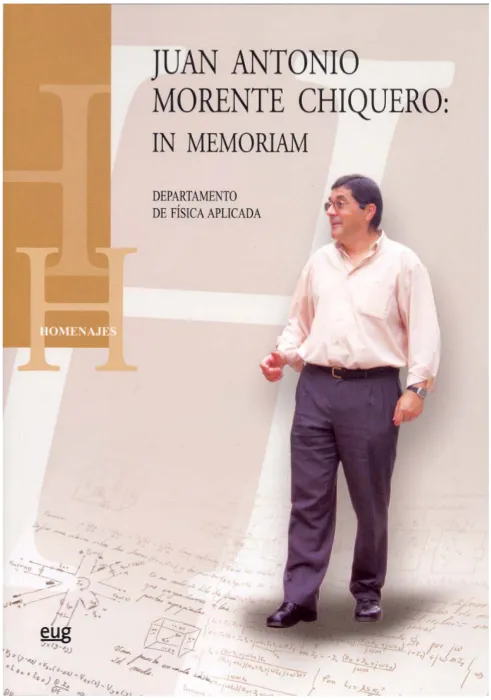 Acto de homenaje al Profesor D. Juan Antonio Morente Chiquero, Catedrático de Física Aplicada.