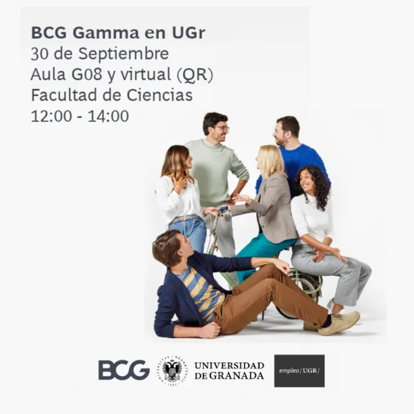 Presentación de la empresa BCG GAMMA para captar talento de la UGR