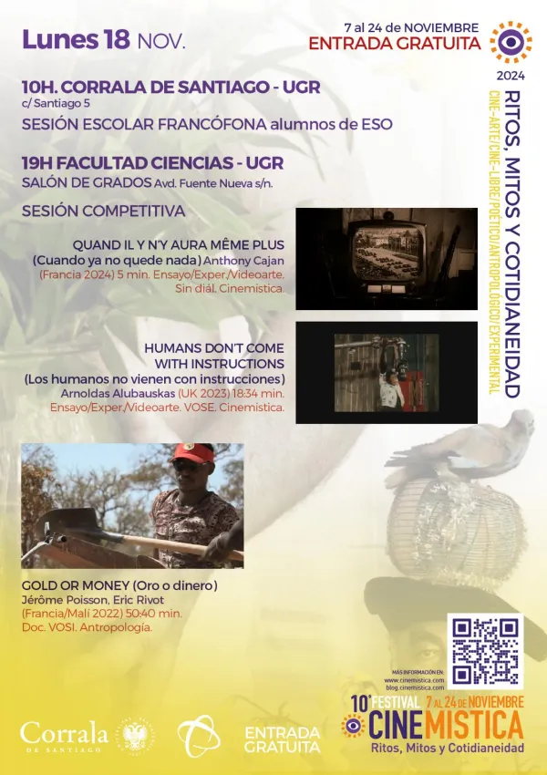 Sesión competitiva del X Festival Cinemística en la Facultad de Ciencias