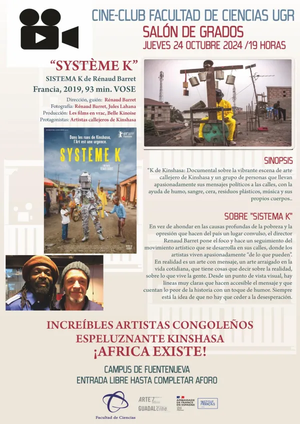 Proyección de la película "SISTEMA K" de Renaud Barret