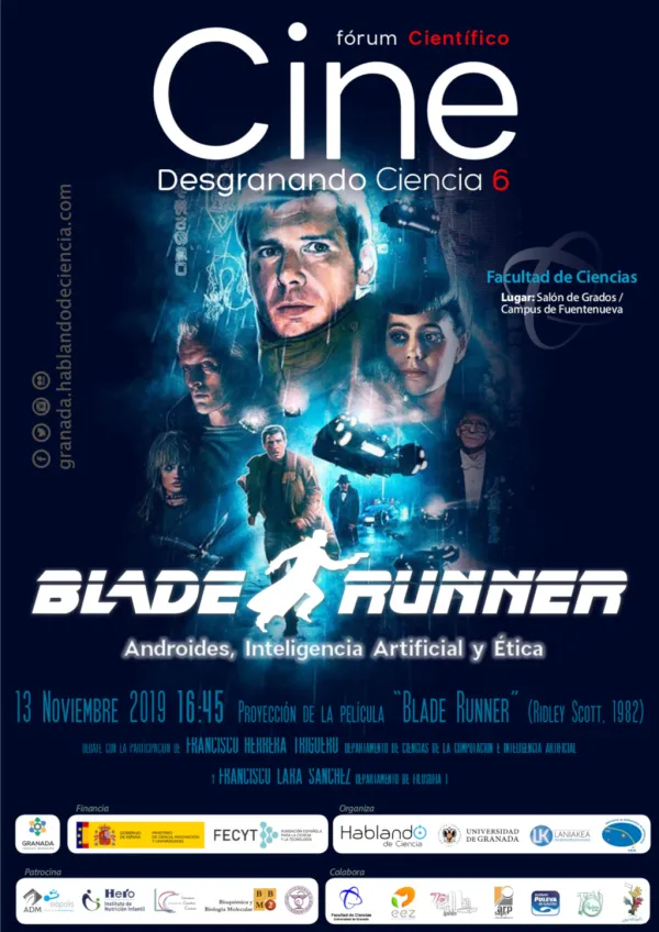 Cinefórum Científico - "Blade Runner": Androides, inteligencia artificial y ética