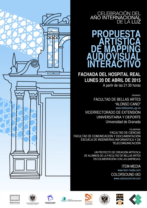 Propuesta artística de mapping audiovisual interactivo