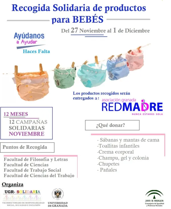 Recogida Solidaria de productos para bebés