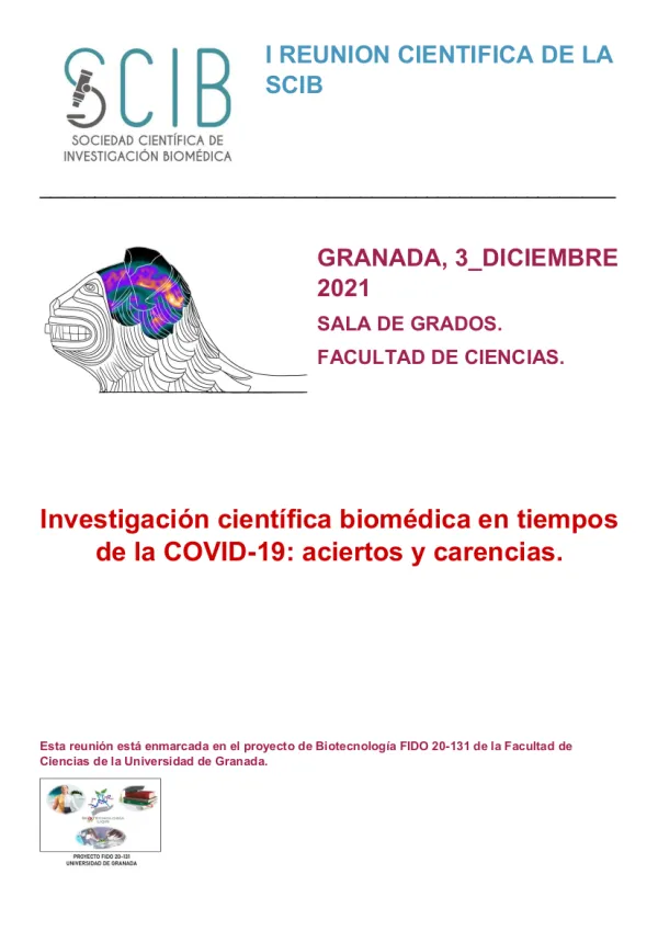 I Reunión Científica de la SCIB