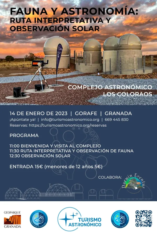 Fauna y astronomía: ruta interpretativa y observación solar