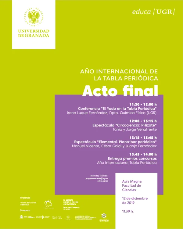 Acto final del Año Internacional de la Tabla Periódica