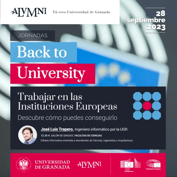 Back to university. Instituciones Europeas