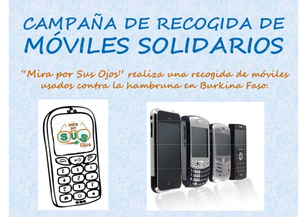 Campaña de Recogida de Móviles Solidarios