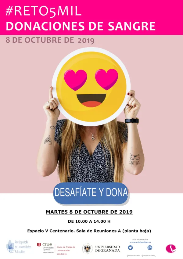 Campaña de donación de sangre #reto5mil