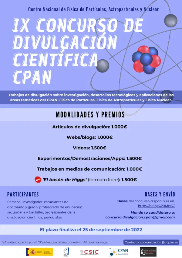 IX concurso de divulgación científica CPAN