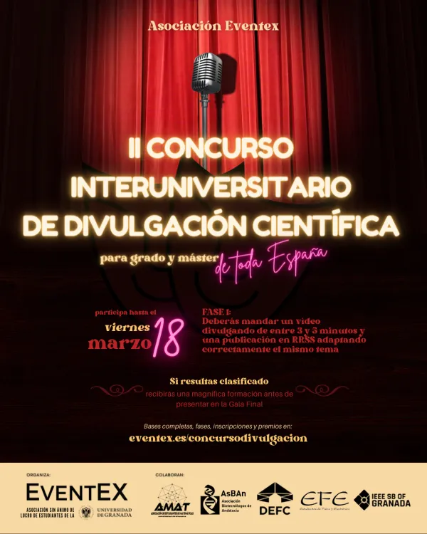 II concurso interuniversitario de divulgación científica en estudiantes de grado y máster