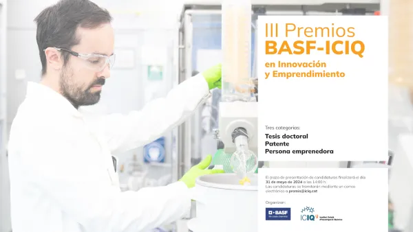 III Premios BASF-ICIQ en Innovación y Emprendimiento