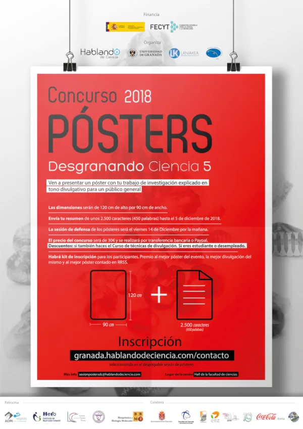 Concurso de pósteres de divulgación