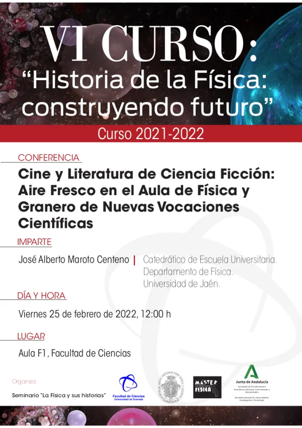 Cine y Literatura de Ciencia Ficción: Aire Fresco en el Aula de Física y Granero de Nuevas Vocaciones Científicas