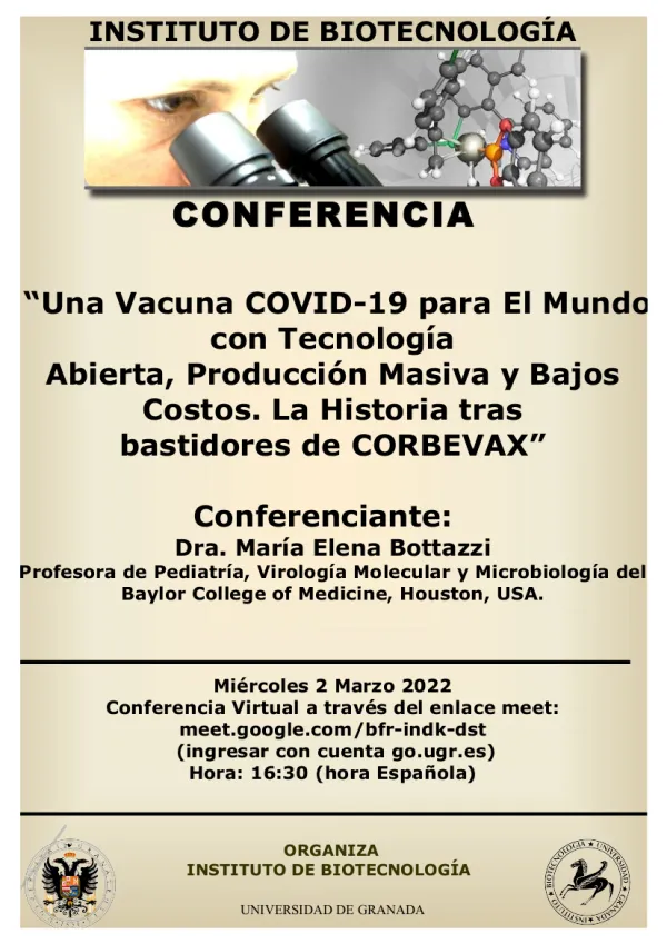 Una Vacuna COVID-19 para el mundo, con tecnología abierta, producción masiva y bajos costos. La Historia tras bastidores de CORBEVAX