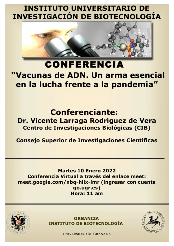 Vacunas de ADN. Un arma esencial en la lucha frente a la pandemia