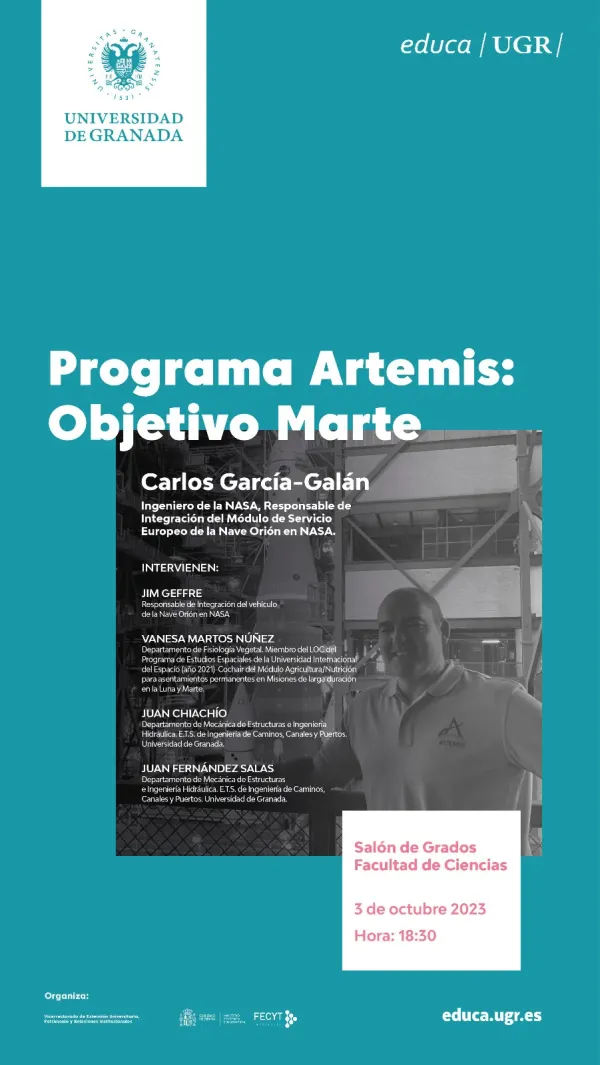Conferencia "Programa Artemis: Objetivo Marte"