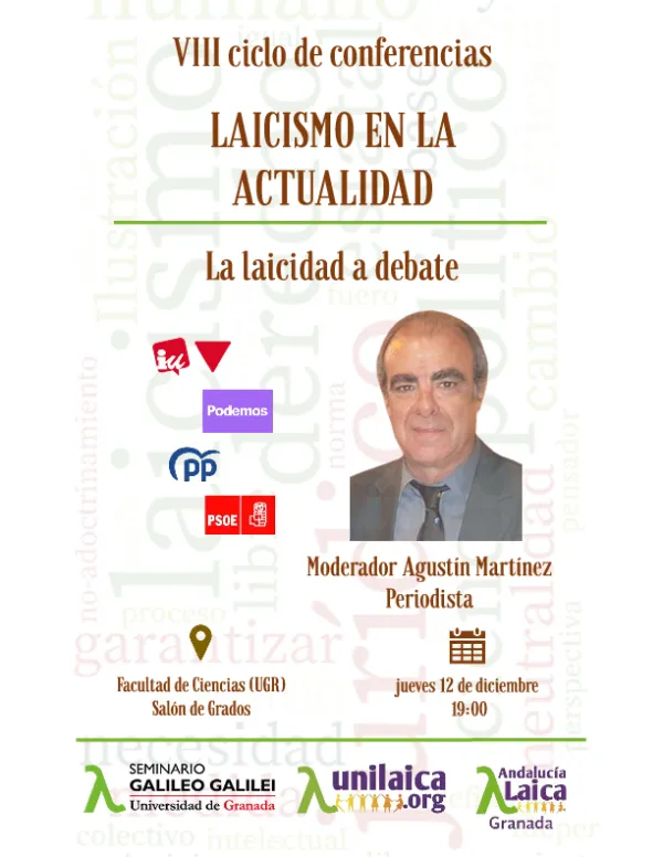 Debate de partidos "La laicidad a debate"