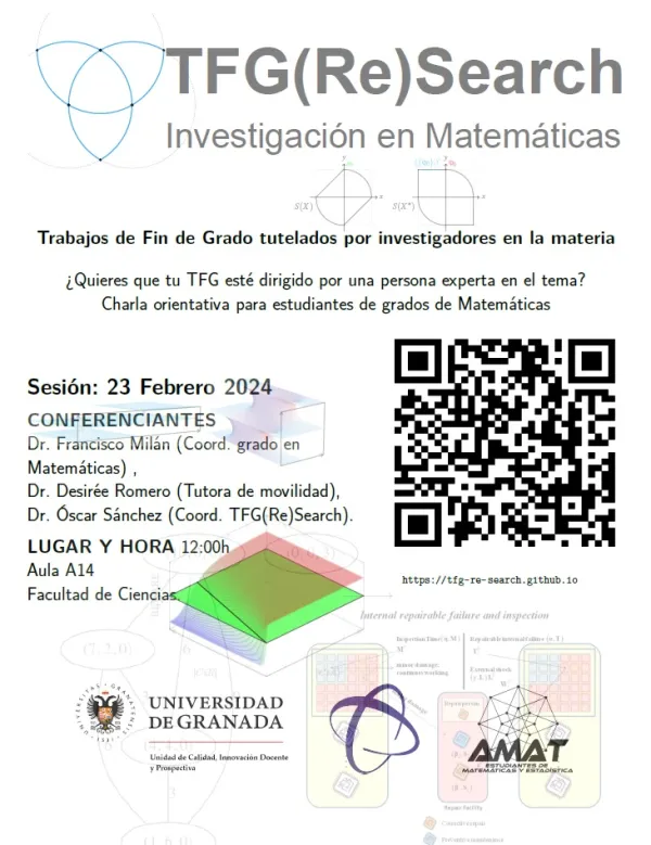 Trabajos de Fin de Grado en Matemáticas tutelados por investigadores en la materia