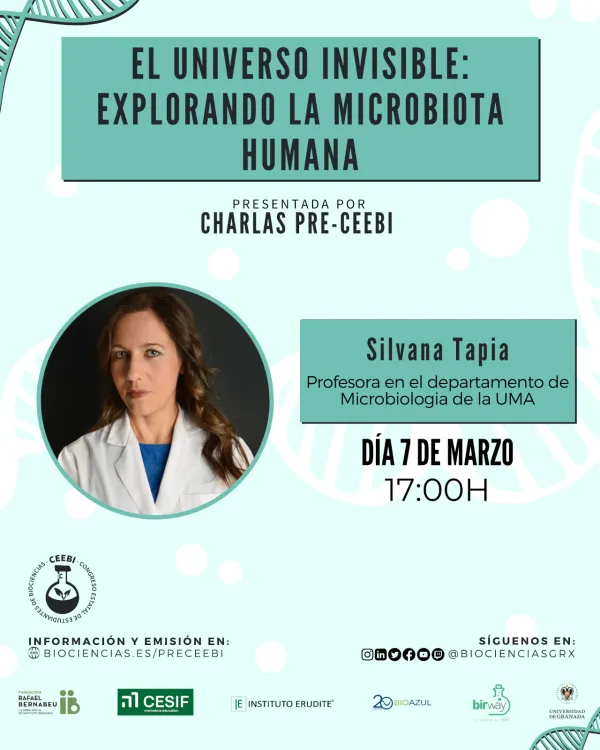 Charla online El Universo Invisible: Explorando la Microbiota Humana