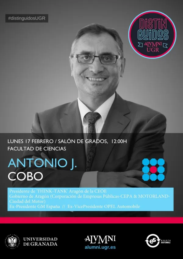 Distinguidos/as Alumni UGR con Antonio J. Cobo