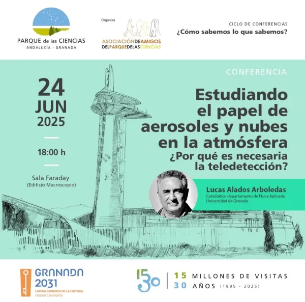 Conferencia: Estudiando el papel de aerosoles y nubes en la atmósfera: ¿Por qué es necesaria la teledetección?