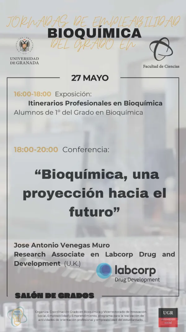 Conferencia: "Bioquímica, una proyección hacia el futuro"