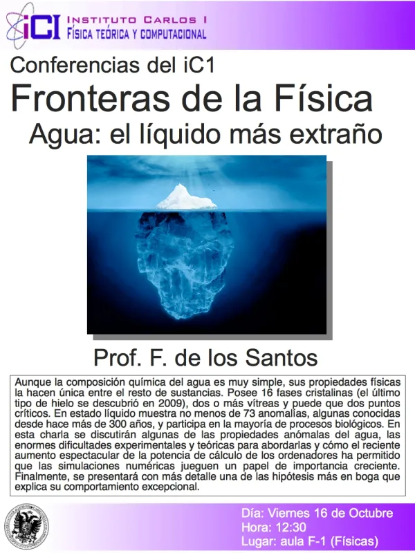 Agua: el líquido más extraño