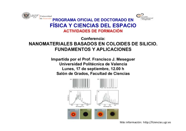 Nanomateriales basados en Coloides de Silicio. Fundamentos y Aplicaciones