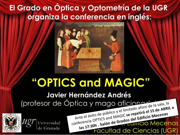 Conferencia “OPTICS and MAGIC” 2ª edición