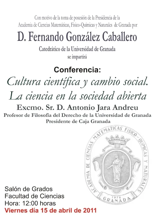 Toma de posesión del nuevo Presidente de la Academia de Ciencias