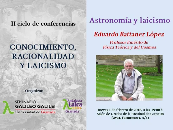 Conferencia: Astronomía y laicismo