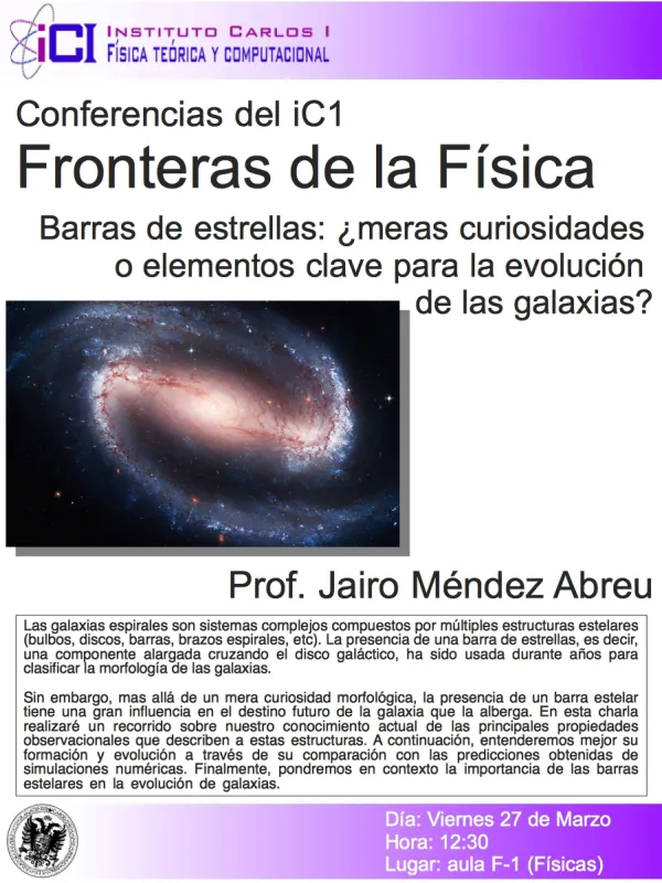 Barras de estrellas: ¿meras curiosidades o elementos clave para la evolución de las galaxias?