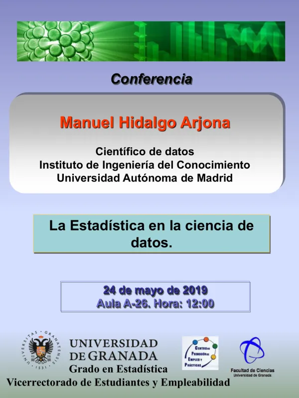 Conferencia "La Estadística en la Ciencia de Datos"