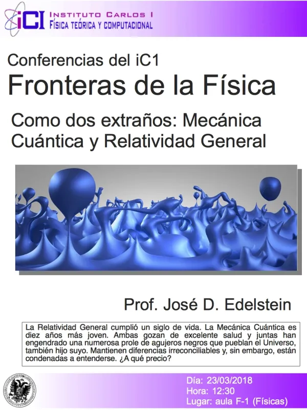 Como dos extraños: Mecánica Cuántica y Relatividad General