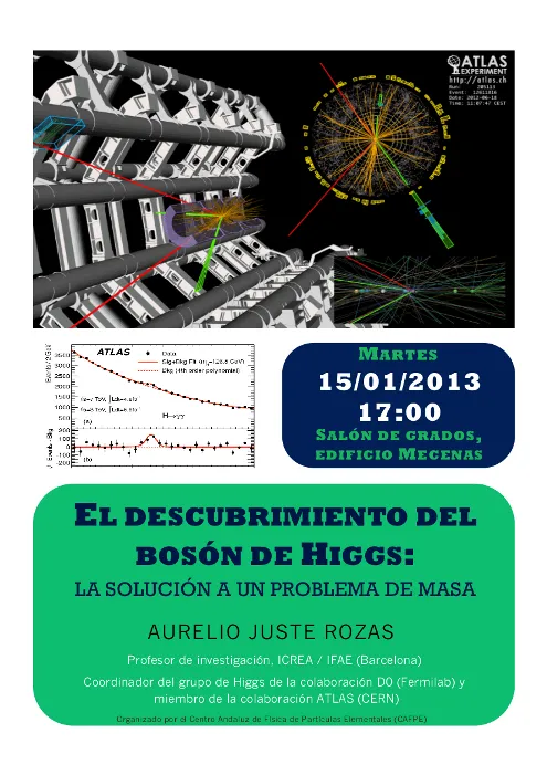 El descubrimiento del bosón de Higgs: la solución a un problema de masa